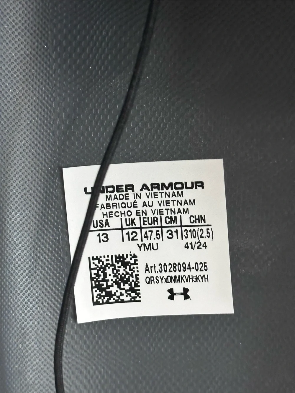 Under Armour Men’s Locker V Sandals Size 13 Gray